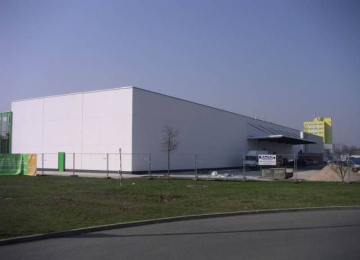 Hypermarket GLOBUS Čakovice - přístavba skladu